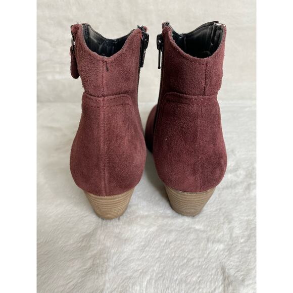 Diba True Swing Low Womens Suede Zipper Ankle
& Booties Boots - Picture 3 of 6